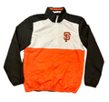 G-III San Francisco Giants Sports by Carl Banks Half-Zip Hoodie