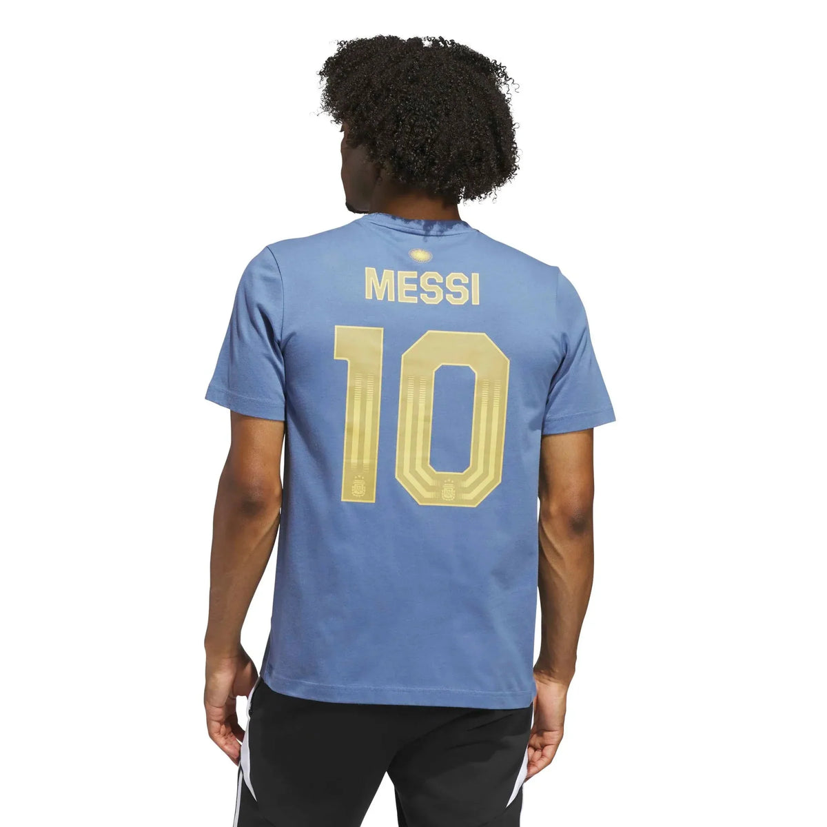 adidas 2026 Argentina Men's Messi Name And Number Tee