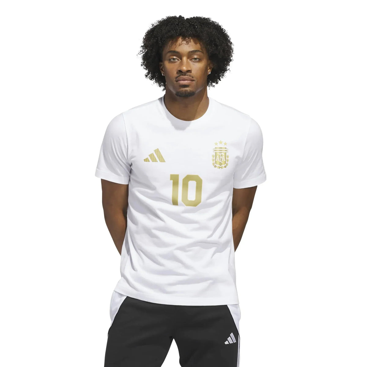 adidas 2026 Argentina Men's Messi Name And Number Tee