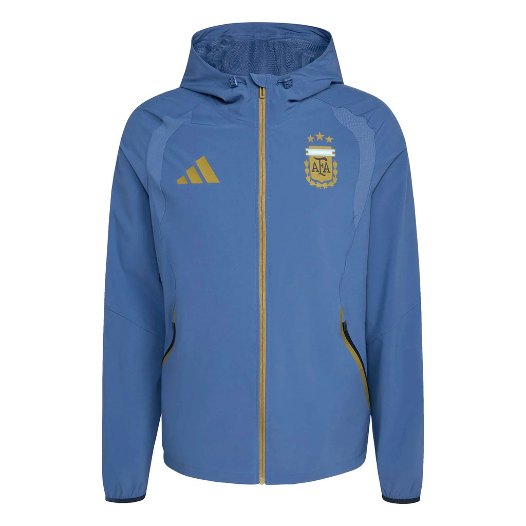 adidas 2026 Argentina Men's Tiro Travel Full Zip Windbreaker