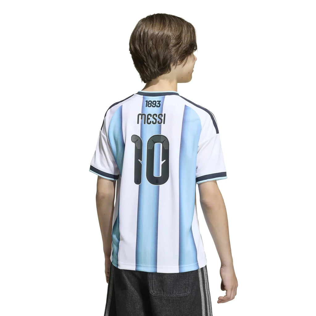 adidas 2026 Argentina Youth Stadium Home Messi #10 Soccer Jersey